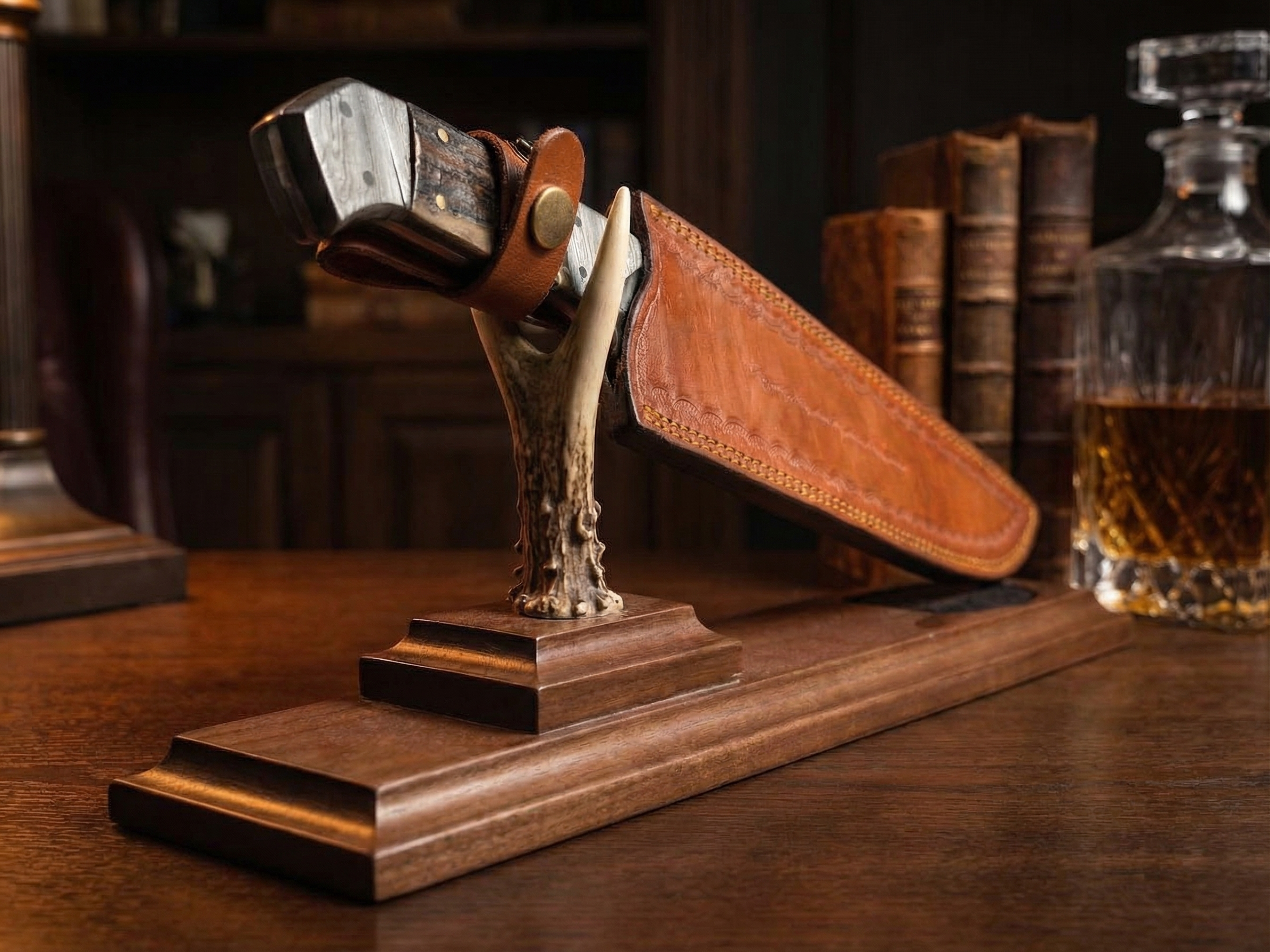 Knife stand beauty shot